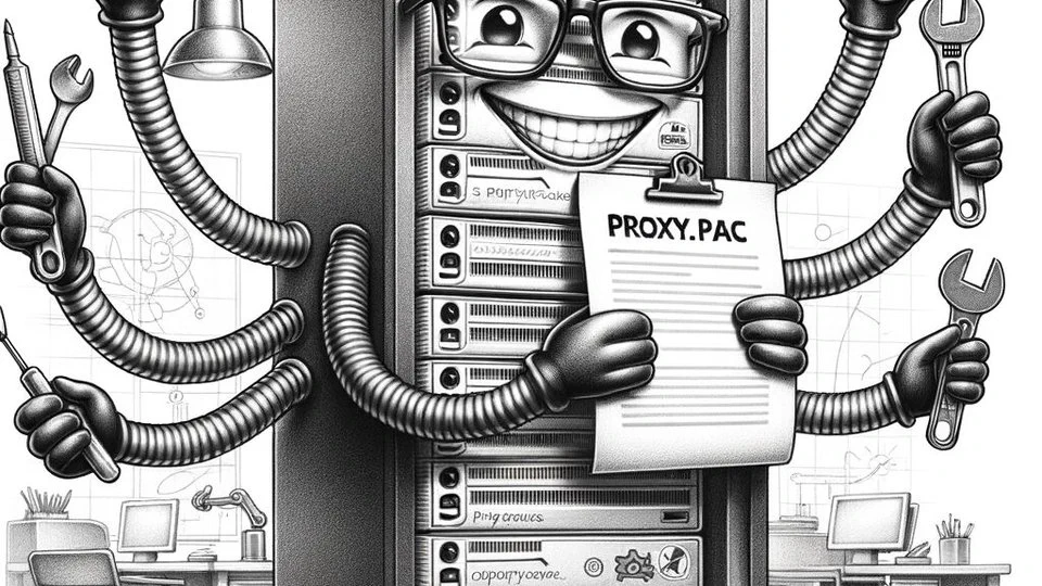 A "proxy.pac" is your friend if you're a proxy-administrator