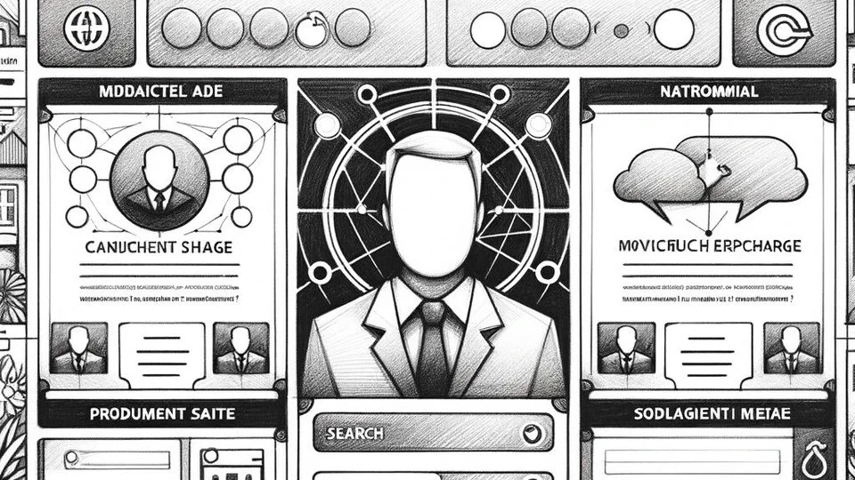 Give away a mock-up of a "middleman" website