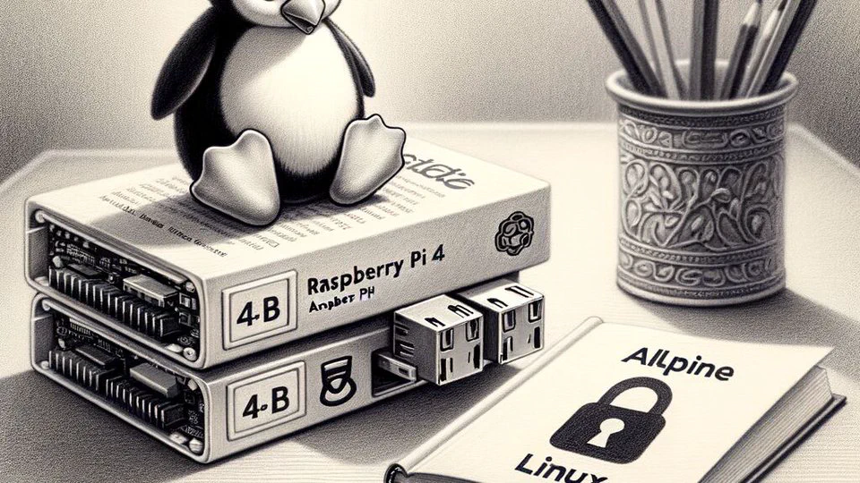 Set up a diskless "Alpine Linux" on a "Raspberry PI 4B" with an encrypted data disk